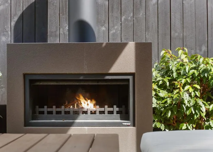 Modern - Outdoor Fireplace . Mountain Views *